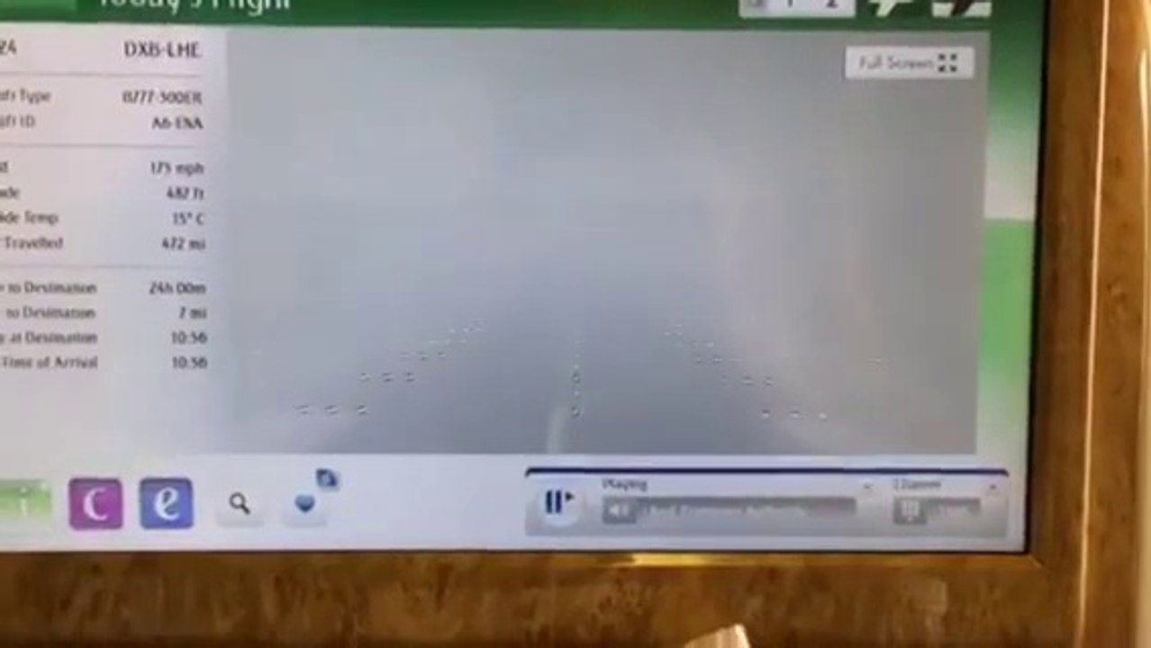 Emirates Boeing 777 Landing at Lahore Airport in Foggy Weather