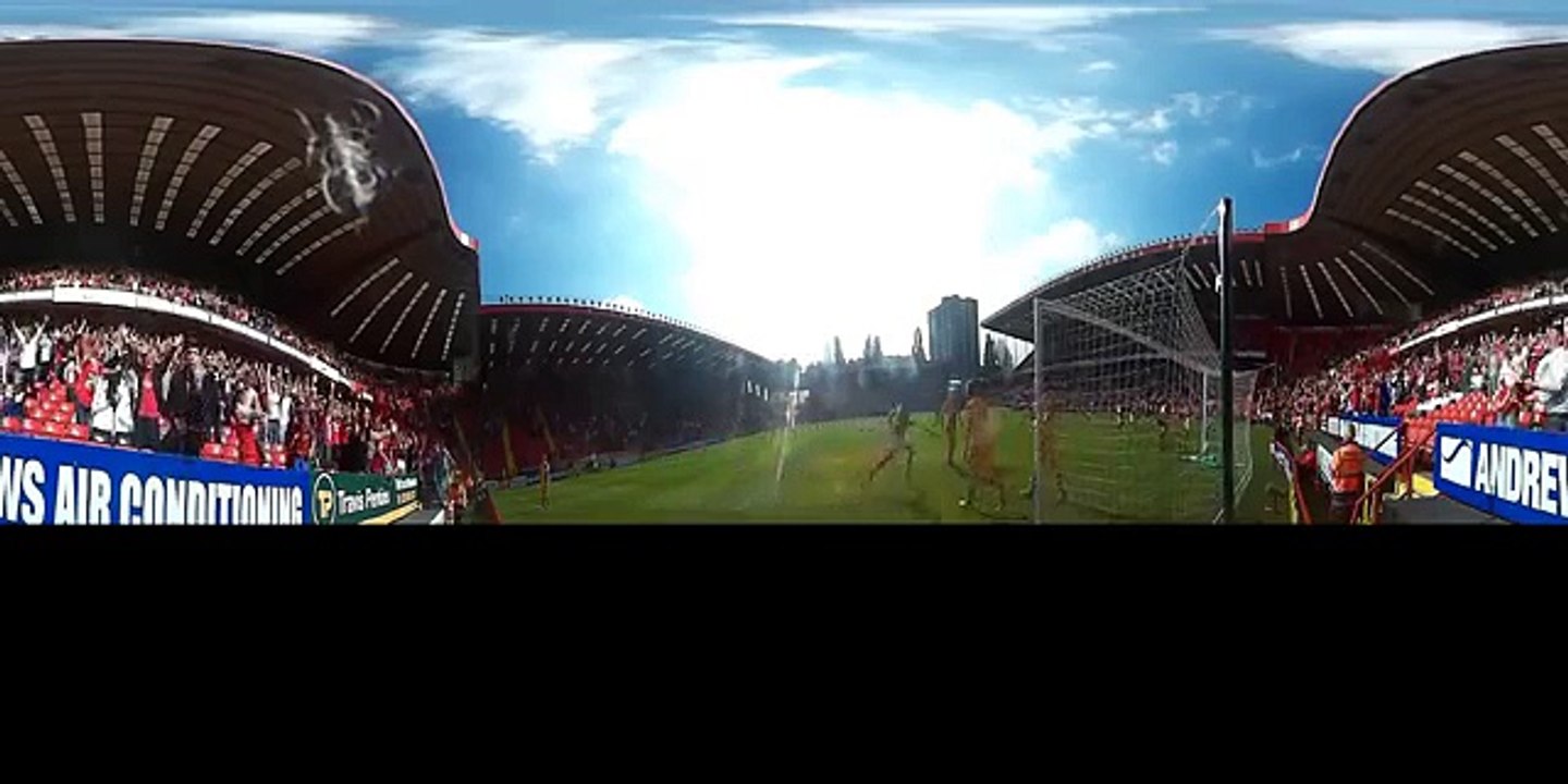 360 CAMERA - Jordan Cousins' equaliser in 360 degrees