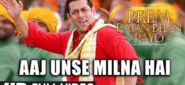 AAJ UNSE MILNA HAI Full Video Song  PREM RATAN DHAN PAYO SONGS 2015  Salman Khan, Sonam Kapoor