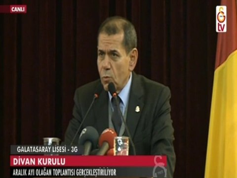 Aralık Ayı Olağan Divan Kurulu Toplantısında Galatasaray Başkanı Dursun Özbek'in Açıklamaları