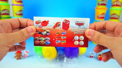 Surprise Eggs Play Doh Barbie Spongebob Hello Kitty Kinder Surprise Eggs & Toys Mcqueen Ca