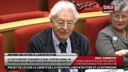 Table ronde sur l'architecture - Les matins du Sénat