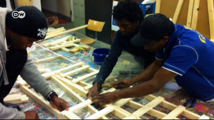 Designer furniture made by refugees | Euromaxx