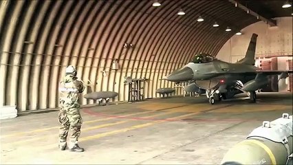 DEADLY KILLER US Air Force F-16 Fighter Aircraft