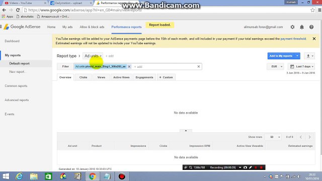 How to Check Your lifetime earning on your Adsense account