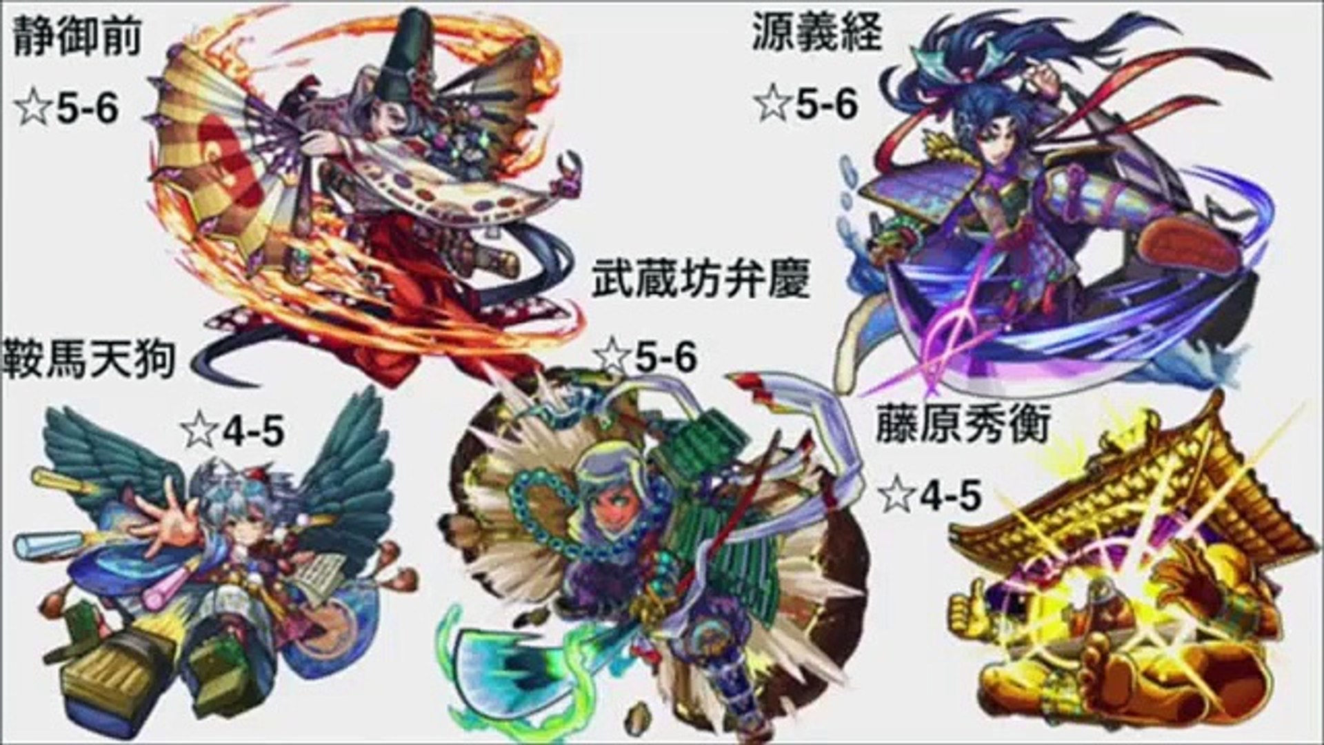 モンスト 新イベント 源平シリーズ 公開 一部キャラクター詳細公開 静御前 源義経 武蔵坊弁慶などが登場 Video Dailymotion