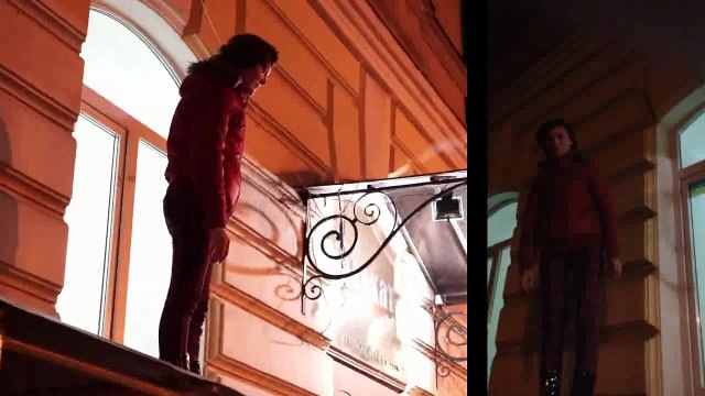 Олег Мальцев. Журналистка залезла на козырек магазина чтобы заглядывать в окна