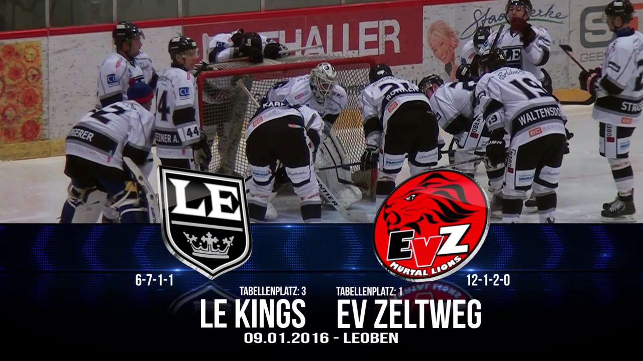 Steirische Eliteliga - LE Kings vs EVZ - Highlights & Interviews
