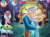 Disney Princess Frozen - Elsa Kissing Jack Frost - Cartoons Games