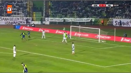 Giresunspor-Fenerbahçe Kupa maçı Gol Josef De Souza 0-1(10.01.2016)