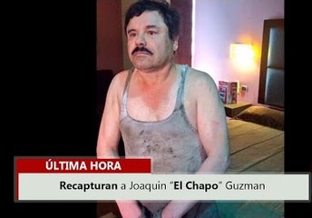 MOMENT EXACT: Le baron de la drogue Joaquin «El Chapo» Guzman Capturé