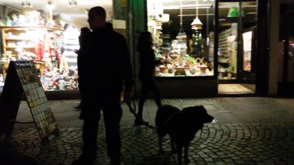 Rundgang vom einem Team  am 9.1.2016 in der Düsseldorfer Altstadt