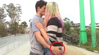 Kissing Pranks Compilation Kissing Hot Young Girls 2015 - Pranks 2016