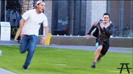 Playing Tag in College Prank! - Pranks 2016