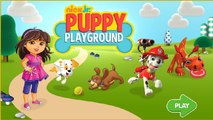 Nick Jr Puppy Playground - PAW Patrol Dora the Explorer Bubble Guppies Cartoons Games