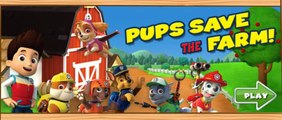 Pups Save the Farm - PAW Patrol Cartoons Games