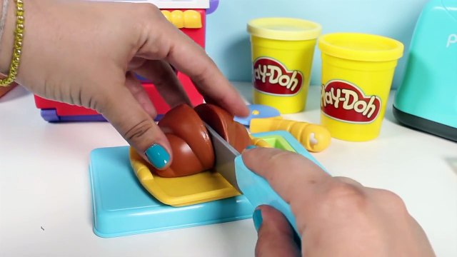 Play Doh Repas Makin Cuisine Set de la Pâte à modeler Mini Chef de Cuisine Cocinita de Juguete Jouet Vidéos