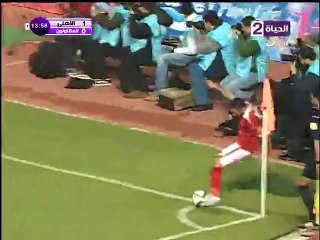أهداف مباراة الأهلي ,المقاولون 3-1 اليوم 10-1-2016 من الدوري الممتاز2015_2016