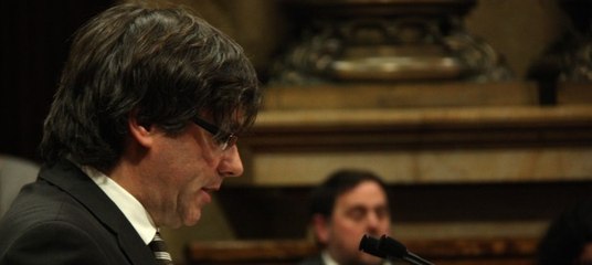 Carles Puigdemont, investit 130è  president de la Generalitat