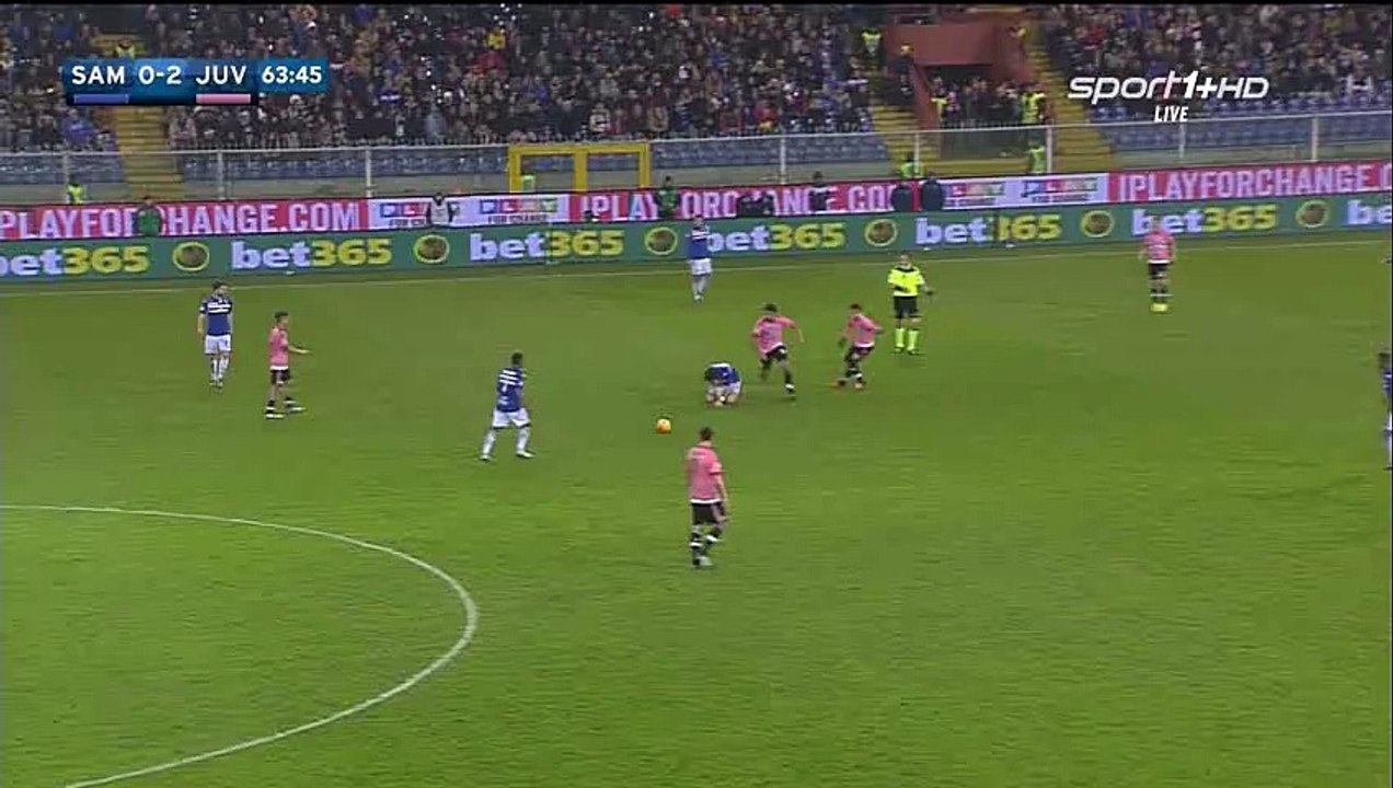 Antonio Cassano Goal HD - Sampdoria 1-2 Juventus - 10-01-2016