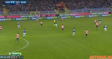 Goal Antonio Cassano - Sampdoria 1-2 Juventus (10.01.2016) Serie A