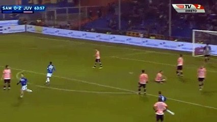 Antonio Cassano Goal - Sampdoria 1 - 2 Juventus Serie A 10-01-2016