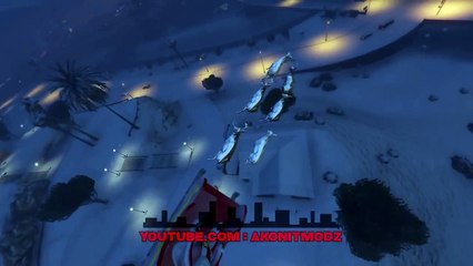 TRAÎNEAU DU PERE NOEL -GTA 5 MOD(2)