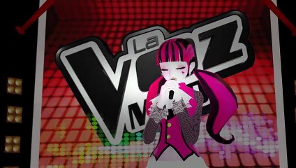 Draculaura sings «Call me Maybe» "La Voz MMD" | Blind Auditions (eng sub)