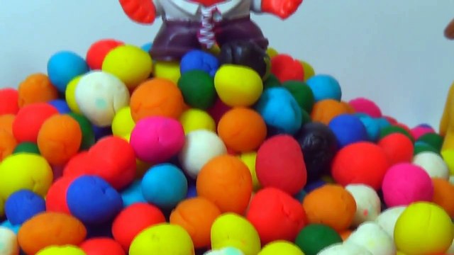 Play Doh surprise eggs! Unboxing eggs surprise Disney INSIDE OUT Mickey Mouse LPS