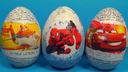 Kinder Surprise egg MARVEL Disney Pixar CARS surprise egg MADAGASCAR For Kids For BABY