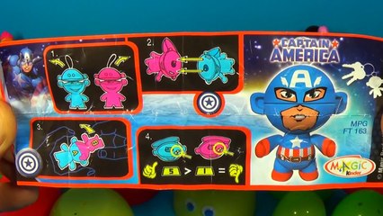 Kinder Surprise egg MARVEL Disney Pixar CARS surprise egg MADAGASCAR For Kids