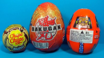 How to train Your DRAGON 2 Chupa Chups surprise egg BAKUGAN surprise egg Maisto