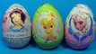 Disney PRINCESS Disney Fairies and Disney FROZEN! 3 surprise eggs unboxing for Kids