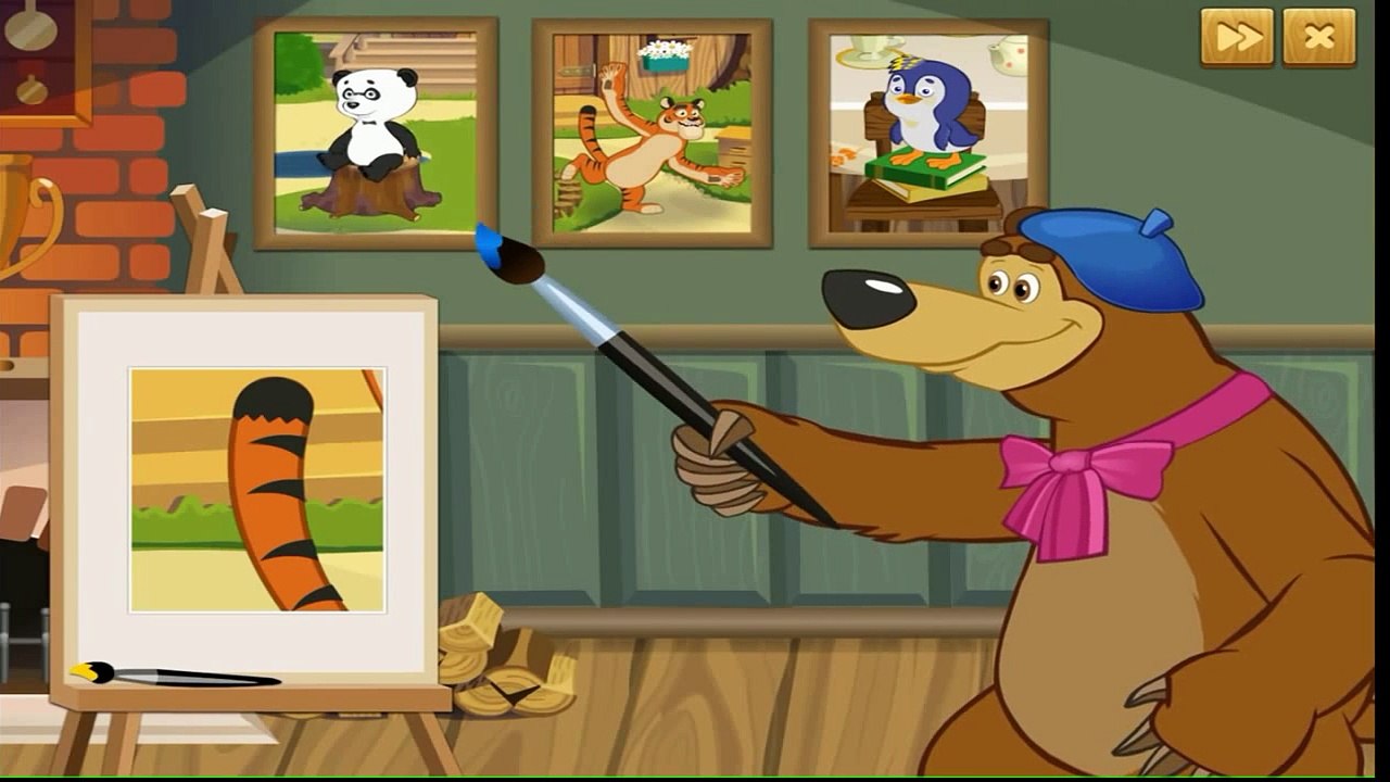 Маша и медведь Угадайка игра как мультик для детей развивающие игры Masha i Medved