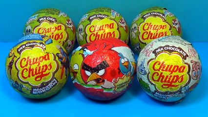 Chupa Chups surprise eggs! ANGRY BIRDS Stella YooHoo and Friends SUPERMAN For Kids mymillionTV