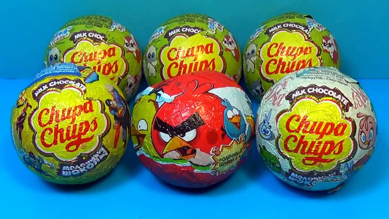 Chupa Chups surprise eggs! ANGRY BIRDS Stella YooHoo and Friends SUPERMAN For Kids mymillionTV