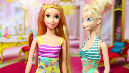 Frozen Elsa RAPUNZEL PREGNANT BOY OR GIRL Flynn Married Tangled Elsas Friend Barbie Parod