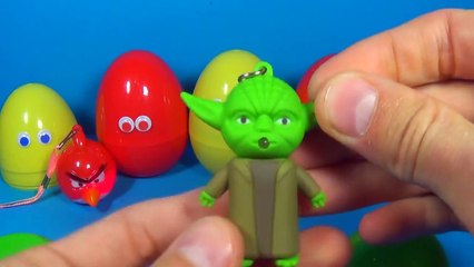 ANGRY BIRDS surprise egg STAR WARS egg The SMURFS egg surprise MINECRAFT surprise egg For Kids BABY