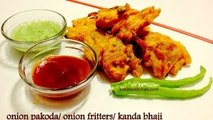 Crispy Onion Pakoda-Onion Fritters-Kanda Bhaji Recipe-East And Quick Starter Recipe