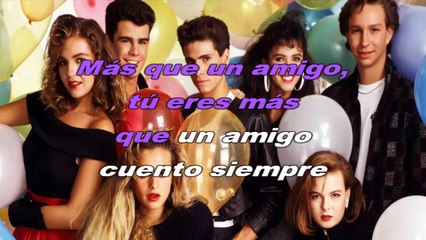 Timbiriche - Mas Que Un Amigo - karaoke letra