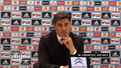 Michel réagit aux sifflets et aux chant "Bielsa"