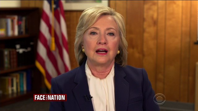 1-10-2016 Hillary Clinton hits Bernie on guns
