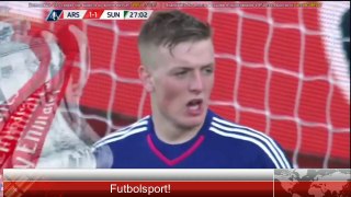 Arsenal 3 - 1 Sunderland-All goals Highlights 10.01.2016