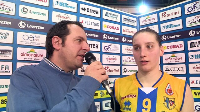 Laura Spreafico dopo Lavezzini Parma - Venezia