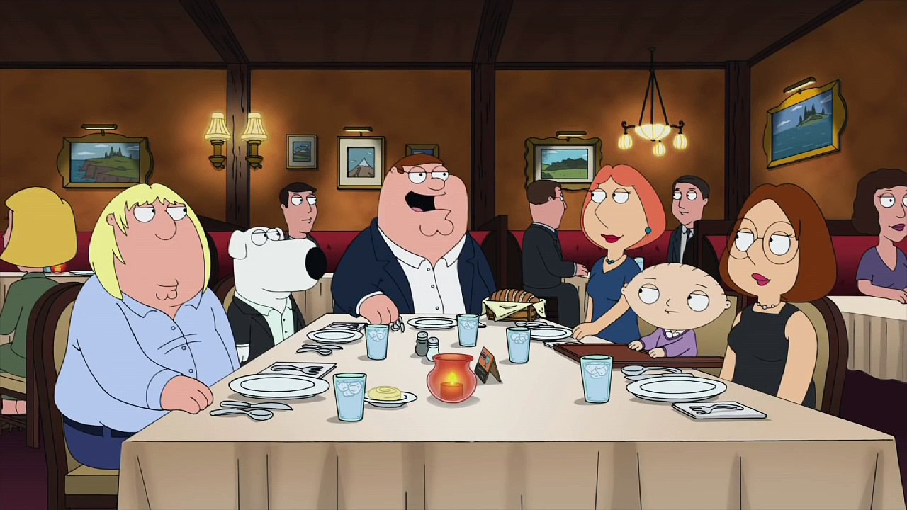 FAMILY GUY   On The Glass from  Hot Pocket-Dial    ANIMATION on FOX