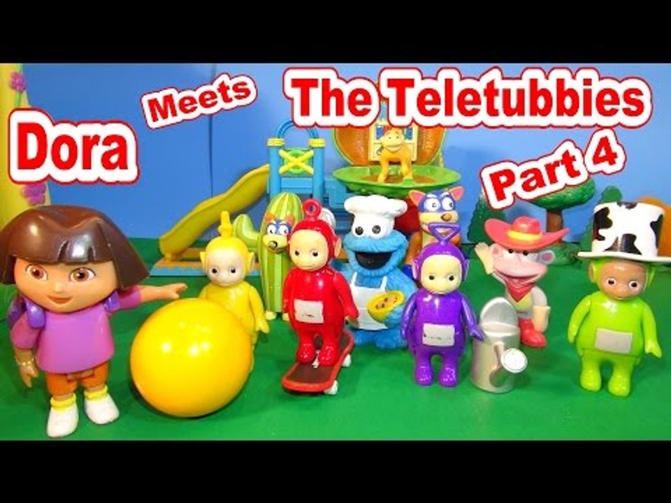 Dora The Explorer Cooks for The Teletubbies and Cookie Monster Chef, Part 4