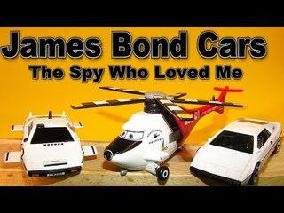 James Bond Cars Re-Enactment Scene, Car To Submarine with Hot Wheels Cars