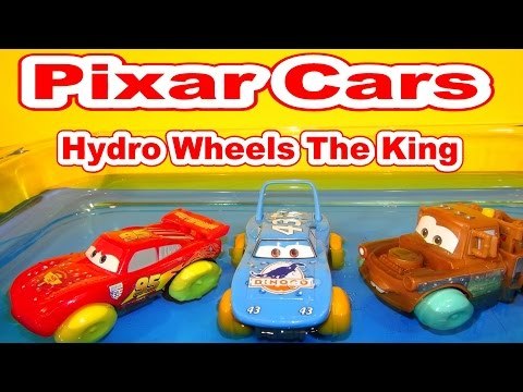 Disney Pixar Cars Unboxing Hydro Wheels The King with Lightning McQueen Mater and more