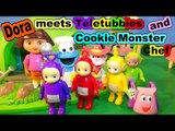 Dora The Explorer, Meets The Cookie Monster Chef ,and The Teletubbies