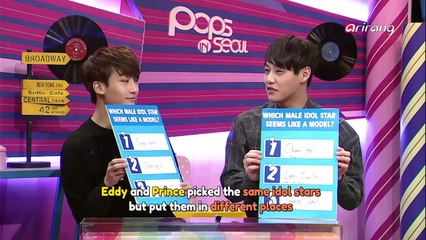 Which male idol star seems like a model?